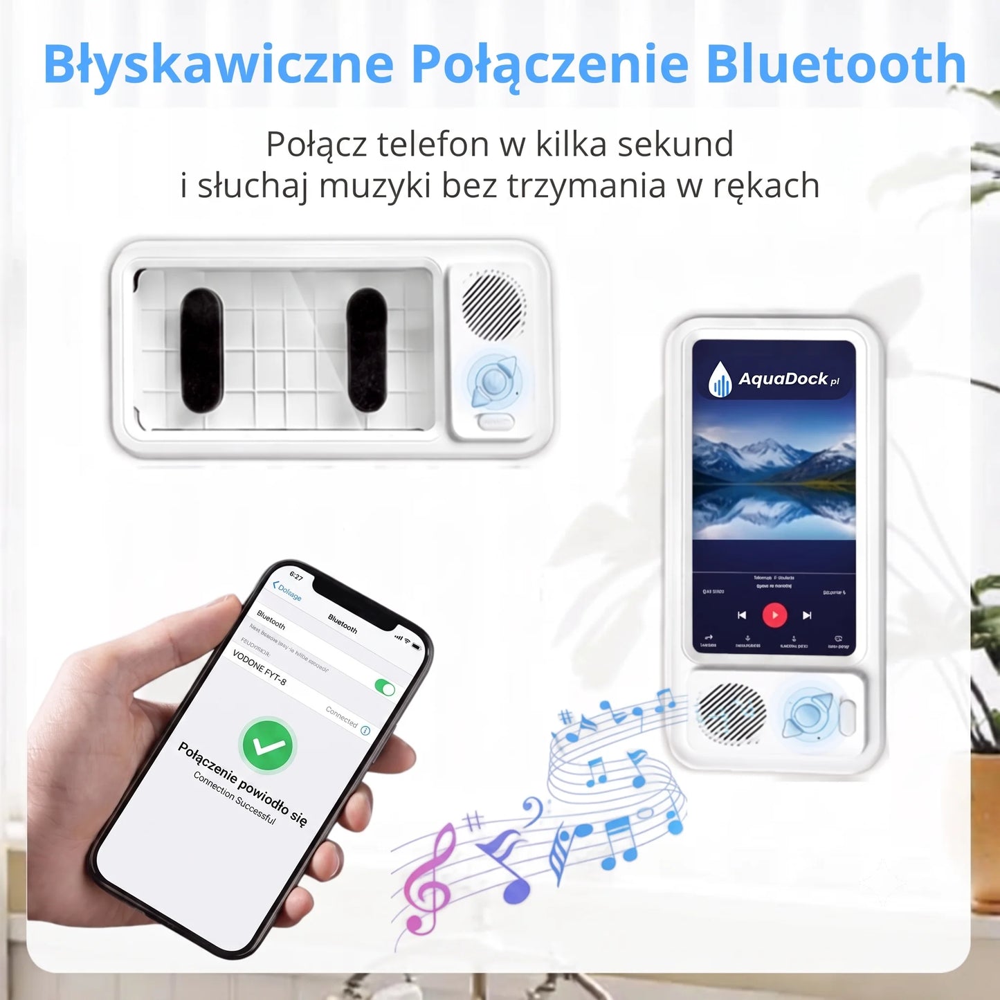 AquaDock™   |     Wave Smart Shower Dock